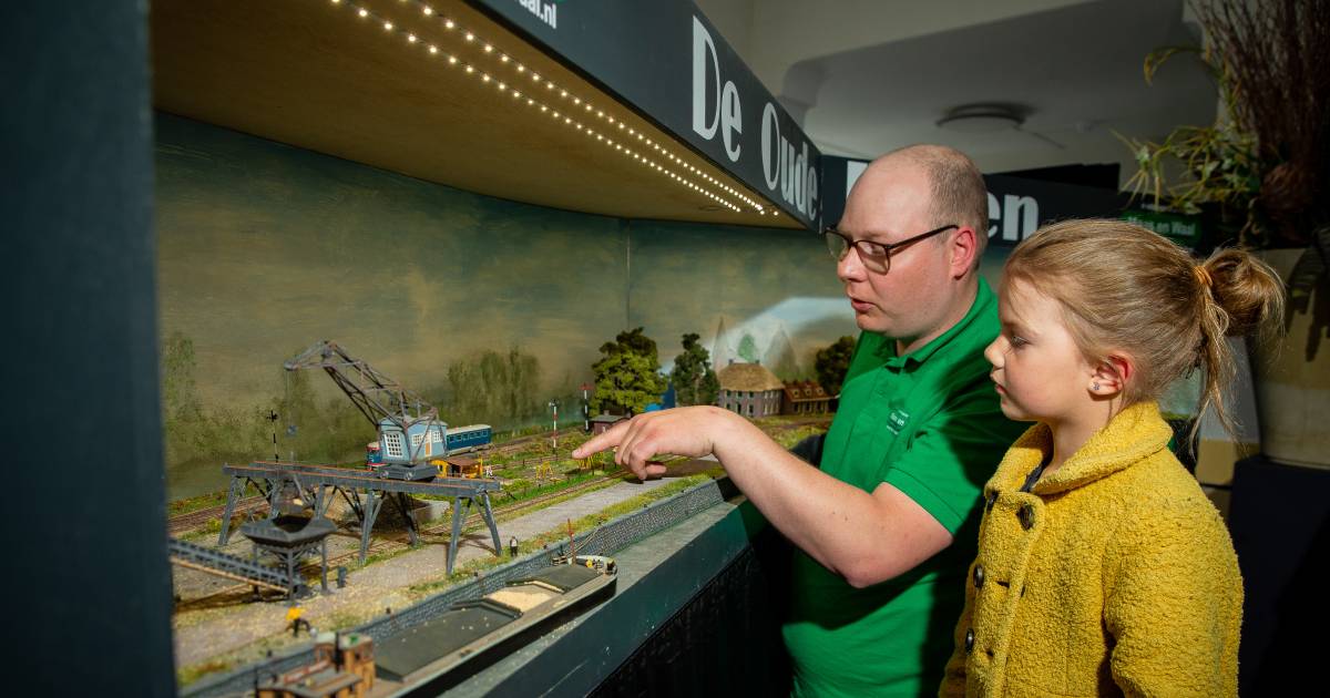 Modelspoorweekend in Boven-Leeuwen: ‘Later wil ik ook zo'n mooie spoorbaan’