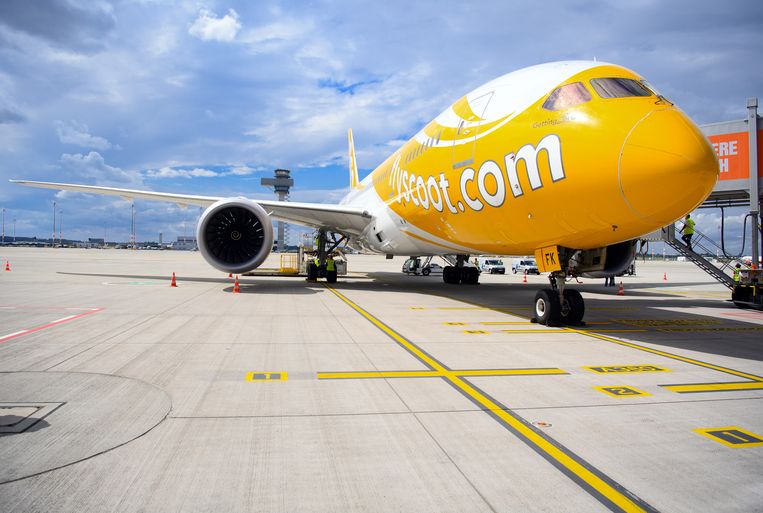 Een Boeing 787 Dreamliner. Beeld Soeren Stache/dpa-Zentralbild/dp