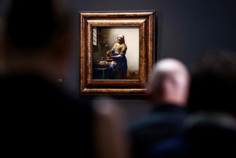 'Het melkmeisje' van Johannes Vermeer. Beeld AFP