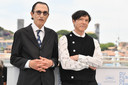 CANNES, FRANCE - JULY 06: Ron Mael and Russel Mael attend the "Annette" photocall during the 74th annual Cannes Film Festival on July 06, 2021 in Cannes, France. (Photo by Dominique Charriau/WireImage)