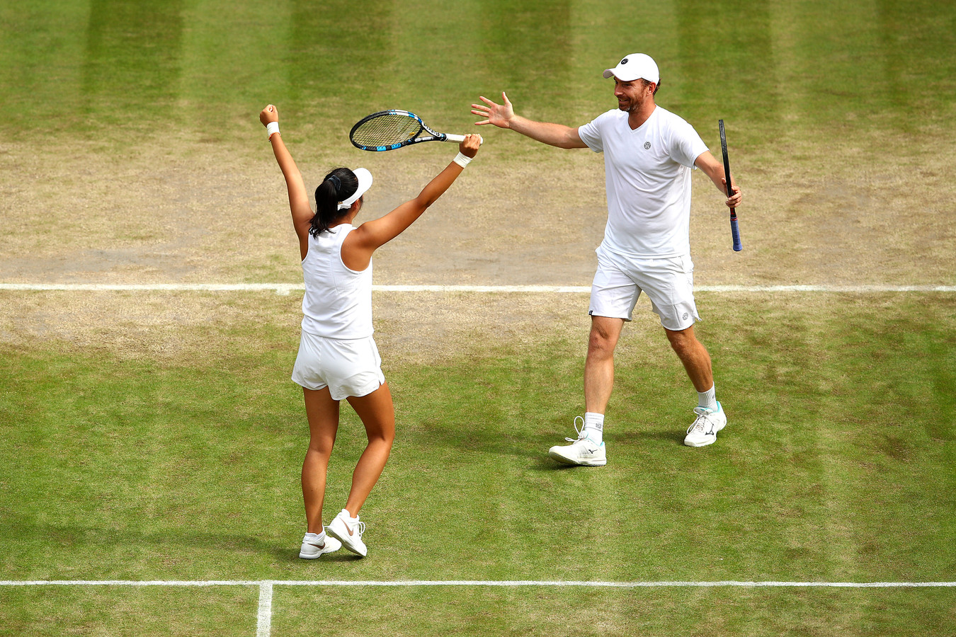 Middelkoop ook naar halve finales Wimbledon Foto AD.nl