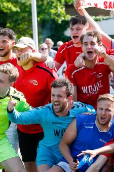 David Pertijs voor het laatst onder de lat bij Saestum dat de titel pakt: ‘Mooier afscheid is niet denkbaar’
