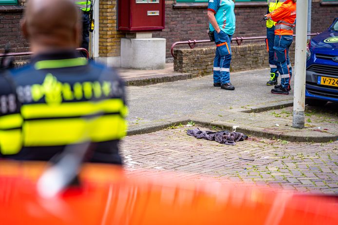 De politie is ter plaatse.