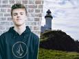 Théo Hayez uit Overijse/Oudergem verdween vier jaar geleden in Australië tijdens een rondreis.  Rechts: archiefbeeld van een zoekactie in Byron Bay op 2 juli 2019.  
BELGA PHOTO MARIE-PAULINE DESSET