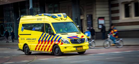 Ambulancevervoer in Amsterdam.