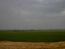 Bewolkt, grijs en druilerig in Breda in de avond