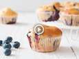 Essai réussi: muffins au yaourt et myrtilles