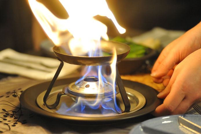 Zet geen brandbare materialen in de buurt van je fondue- of gourmetstel.