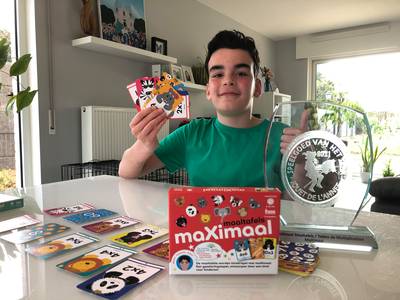 Maxim (10) valt in de prijzen met spel om te leren vermenigvuldigen: “Maar ik ben niet de beste van de klas in rekenen”