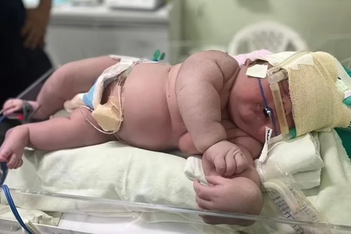 voorkant Mogelijk Tegenstrijdigheid Braziliaanse baby weegt bij geboorte 7,3 kilo | Bizar | AD.nl