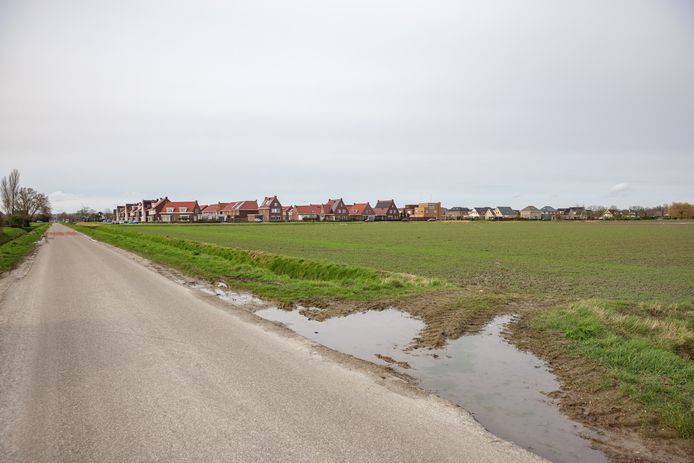Het Moerdijkse college stelt voor om hier aan de oostkant van Willemstad 150 woningen te bouwen.