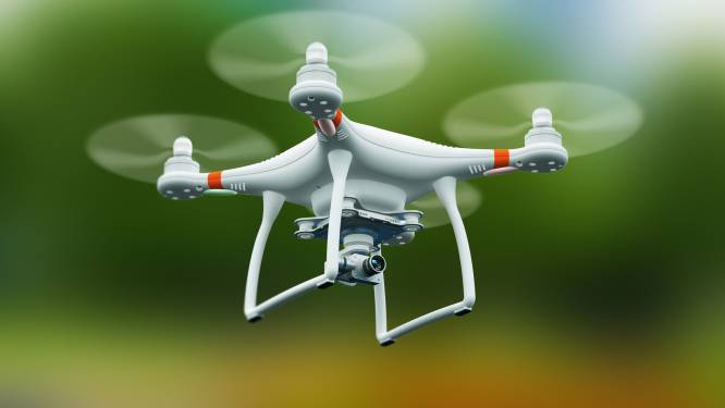 Drone brengt weggebruikers in centrum Lichtaart in kaart voor masterproef rond verkeersveiligheid