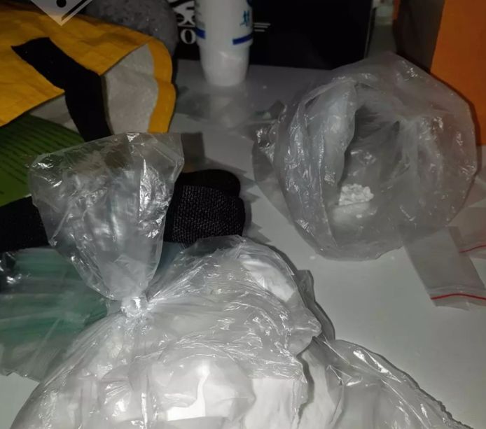 De verdovende middelen zijn in beslag genomen.