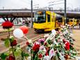 De enorme bloemenzee op het 24 Oktoberplein in Utrecht na de tramaanslag van 18 maart 2019.