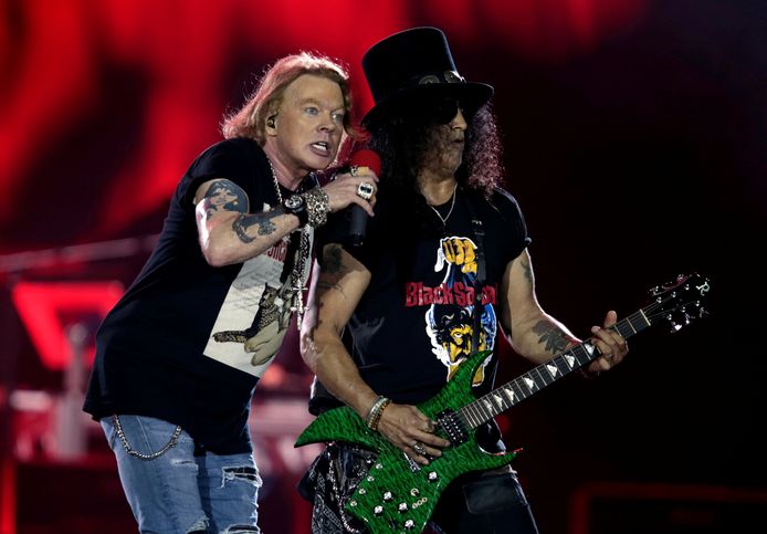 Axl Rose en Slash van Guns N' Roses