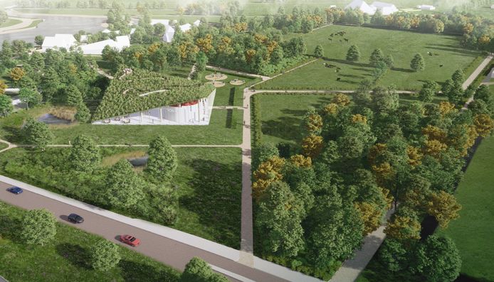 Een impressie van het nieuwe bezoekerscentrum voor Vonk