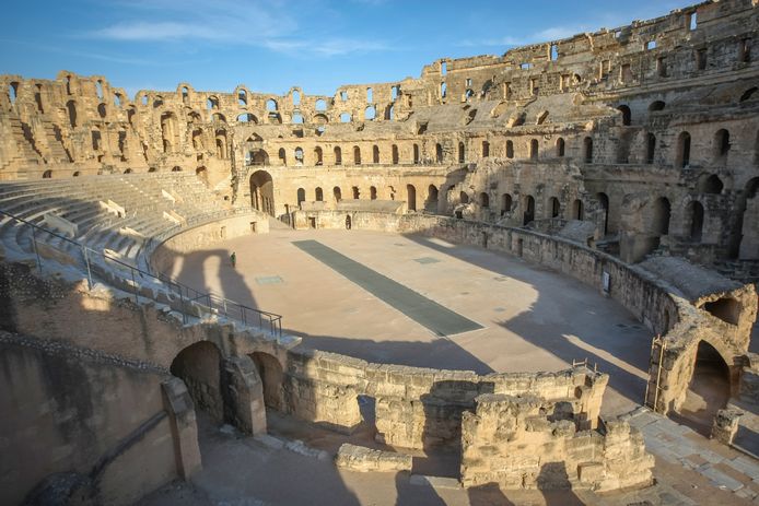 Het amfitheater van El Djem