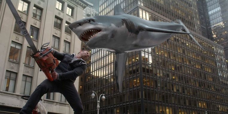 Met Sharknadoweek verdrinkt RTL7 in liters ketchupbloed