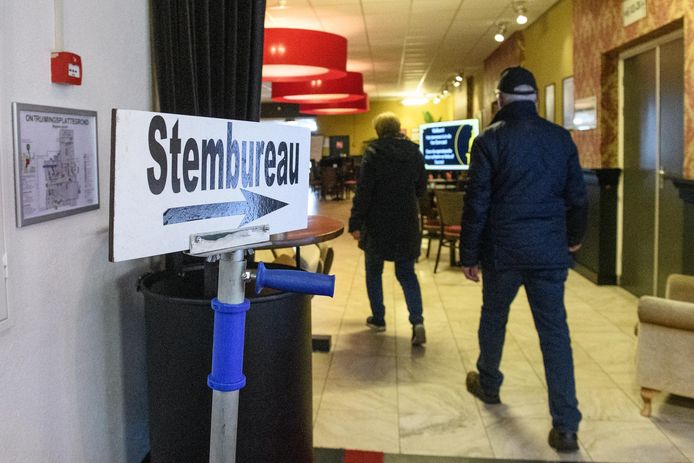 Een stembureau in Rijssen. Foto ter illustratie.