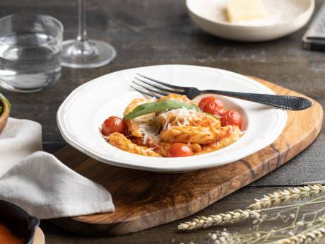 Wat Eten We Vandaag: Pasta culurgiones met salie-tomatensaus