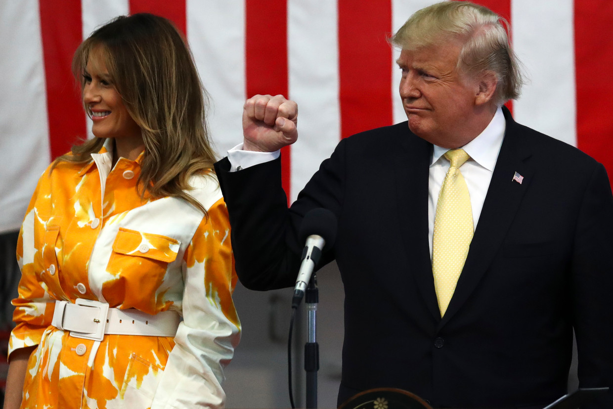 Melania en Donald Trump Beeld Getty Images