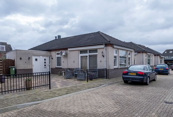 Het bestaande woonwagenkampje aan de Nieuwe Drulseweg in Groesbeek.