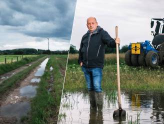 REPORTAGE. Op de verzopen akkers van de Vlaamse boeren: “Tractoren? Die rijden zich vast. Pas op, breek je enkels niet”
