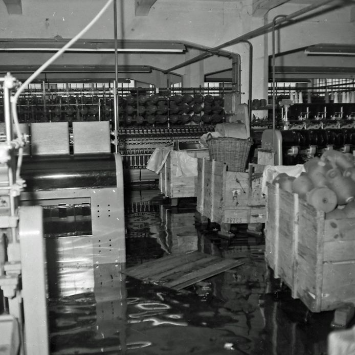 Ondergelopen fabriek in Geldrop