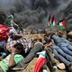 Massaal protest bij grens Gaza loopt uit op bloedbad