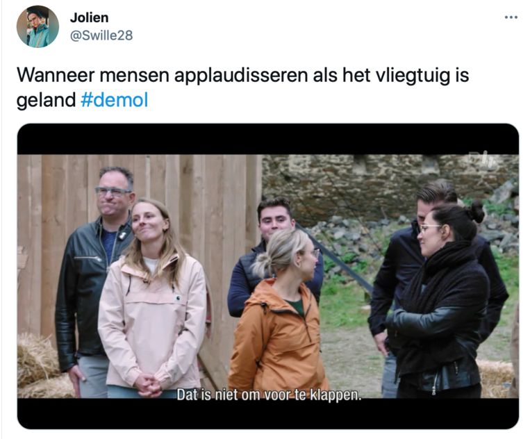 De Mol-memes Beeld Twitter