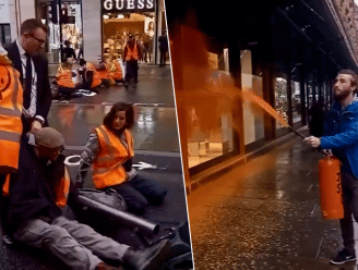 Just Stop Oil bekladt luxewinkel Harrods en blokkeert drukke weg