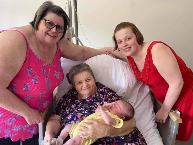 Kleine Mila zorgt voor eerste viergeslacht in haar familie