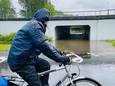 Ook de tunnels bij de brug over het Albertkanaal aan de Kempische Steenweg in Hasselt konden de hevige regenval niet meer slikken.