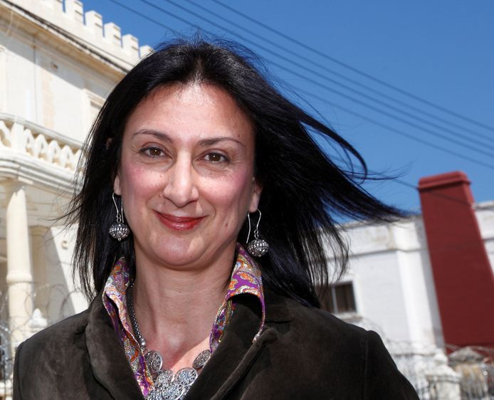 De vermoorde Maltese journaliste Daphne Caruana Galizia.
