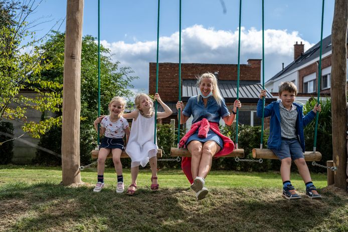 Avontuur en natuur hand in hand op vernieuwd speelplein aan  Ontmoetingscentrum | Lebbeke | hln.be