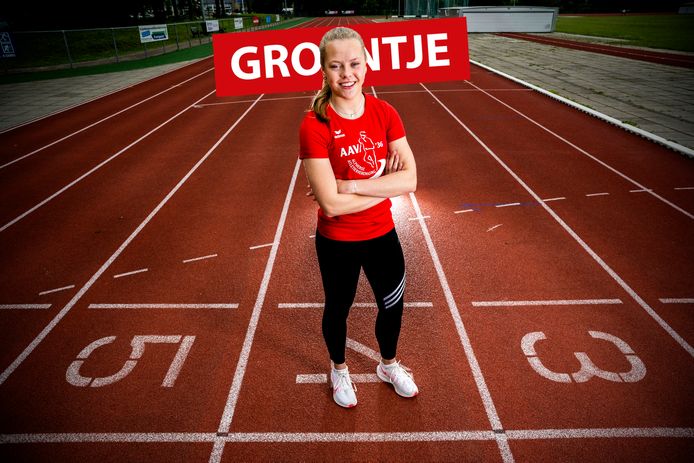 Groentje Maud van Beest (17).