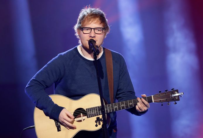 De populaire zanger Ed Sheeran.
