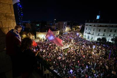 Grote anti-Netanyahubetoging drie dagen voor Israëlische verkiezingen