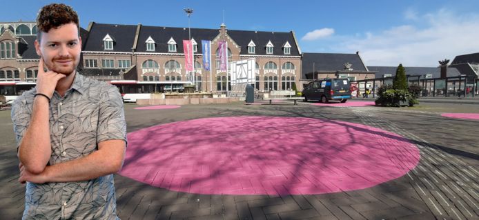 Vooruitzicht Bereid poll Guerrilla-actie, sluikreclame of RBC-stunt: wat doen die roze stippen  ineens bij het Stationsplein? | Roosendaal | bndestem.nl