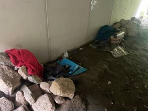 Geen herten en dassen, maar daklozen in faunatunnel: ‘Dieren worden angstig en vermijden deze plek’