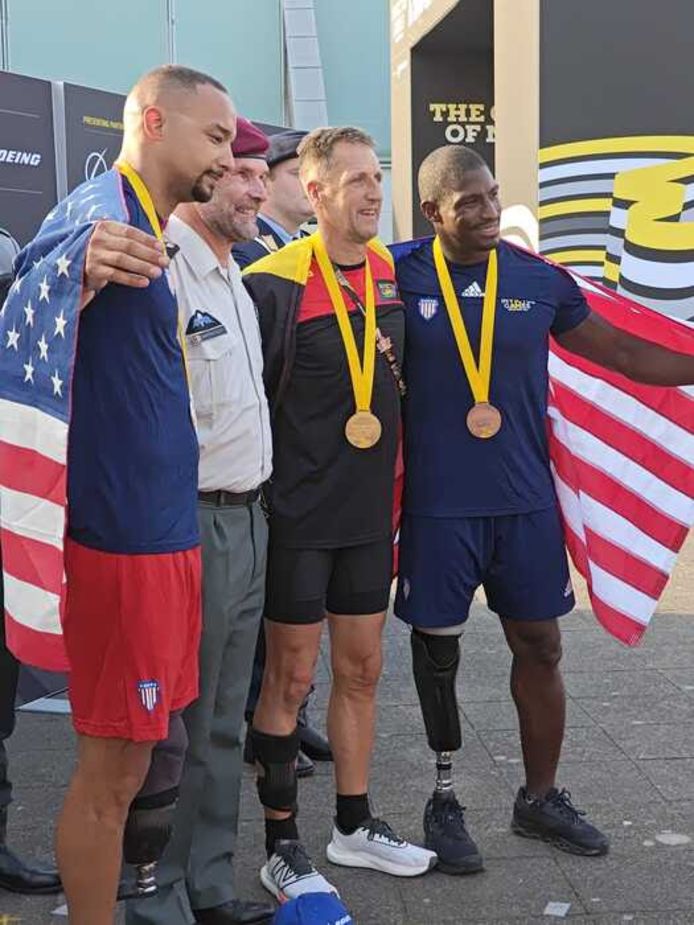 Stef ‘Wolf’ Wolput België 6 van de 12 medailles op Invictus