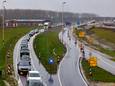 Aan de Ketelbrug wordt dit weekend gewerkt. Tussen Dronten en Kampen (N307) leidde dit tot files met een vertraging tot een een uur.