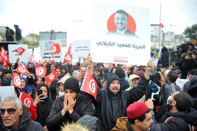 Protesten tegen president in hoofdstad Tunesië