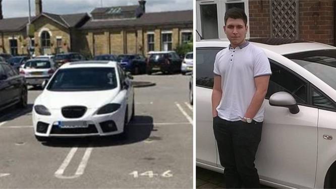 Fabio parkeert zijn Seat vierdubbel, omdat hij niet wil dat "idioten zijn dure auto beschadigen"