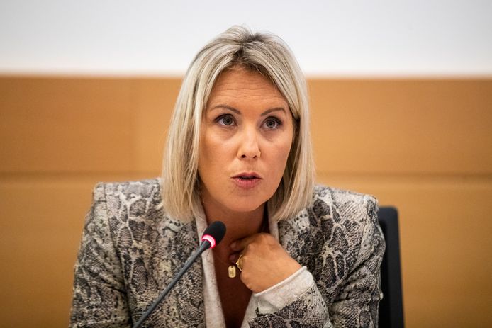 Defensieminister Ludivine Dedonder (PS).