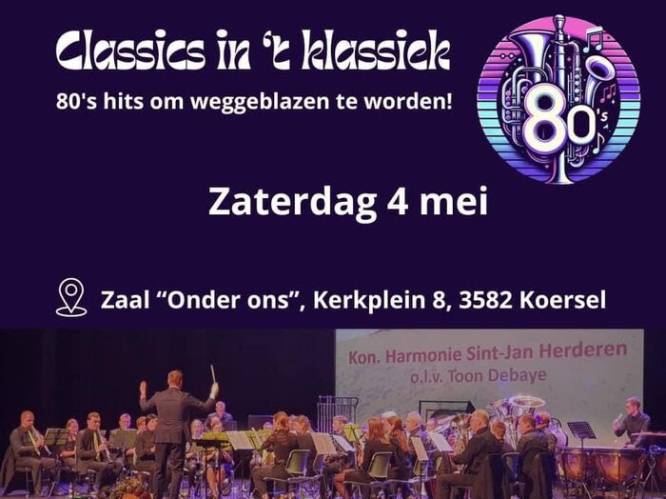 UCLL-studenten brengen 80's terug tijdens concert ‘Classics in ’t klassiek’ met oud-radiopresentator Fred Brouwers