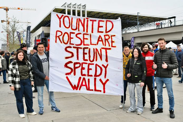 Younited Cycling supporterde voor peter Jelle Wallaeys