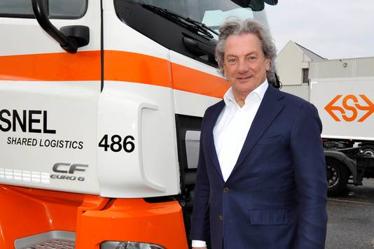 Directeur Peter de Vries van transportbedrijf Snel uit Woerden.