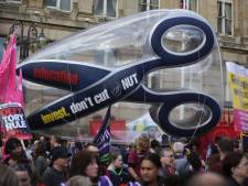 Manifestation anti-austérité au Royaume-Uni