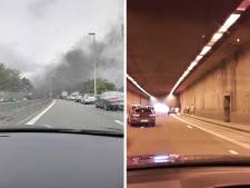 Incendie dans un tunnel du R3 à Charleroi: “Quand ça a explosé, nous avons eu peur”